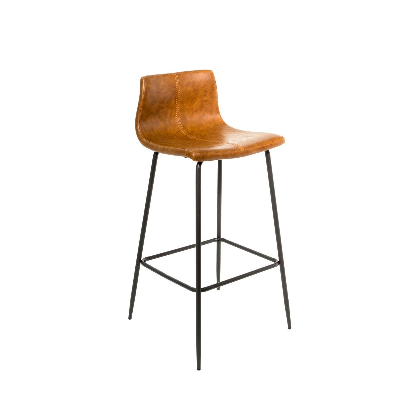 Pair of Barracuda tan bar stools