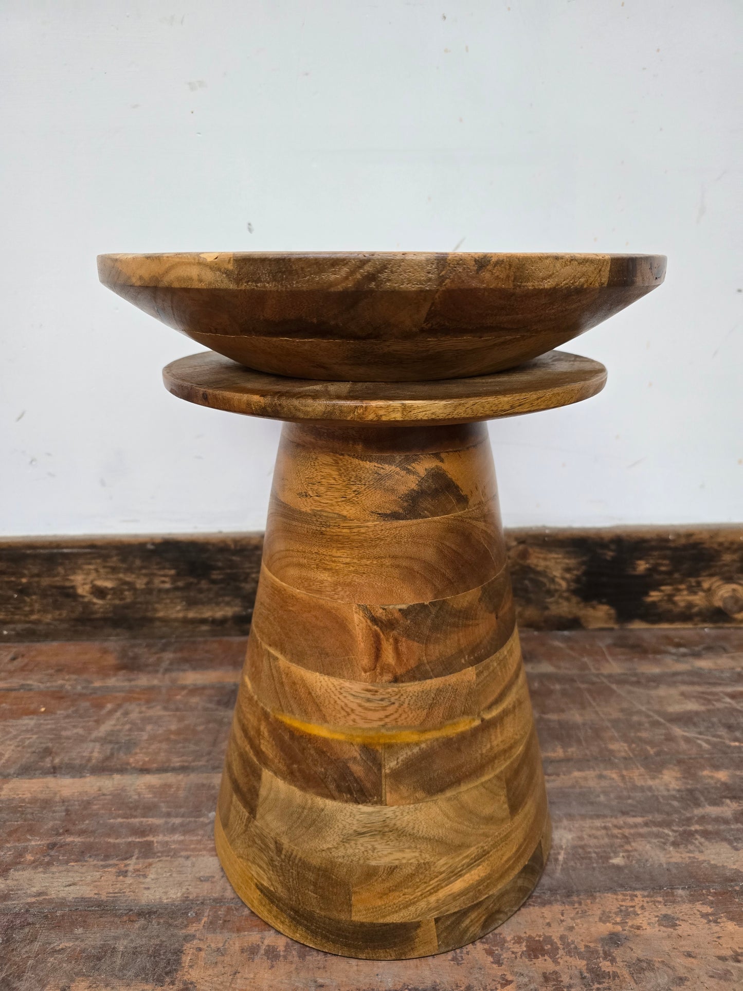Conocal mango wood side table