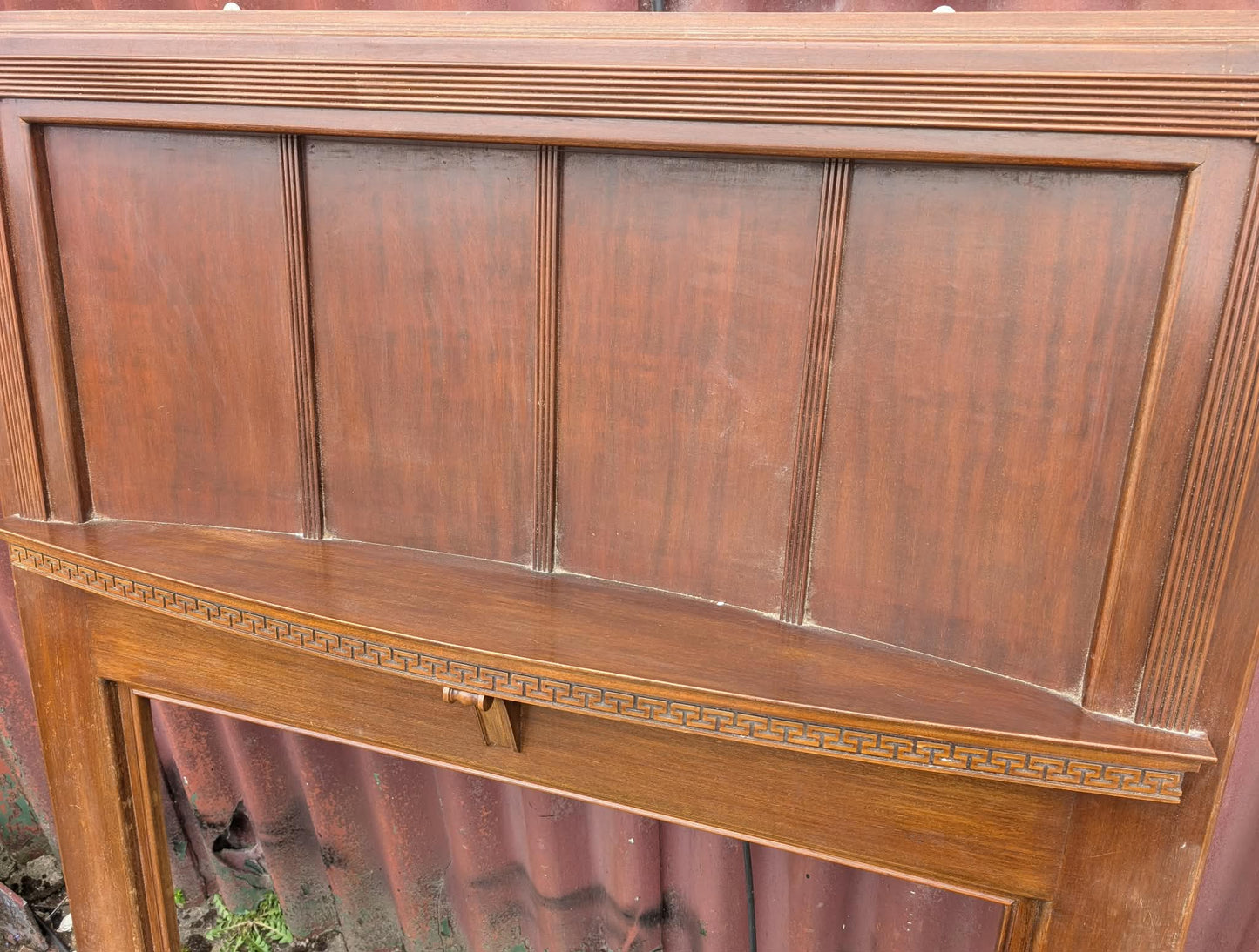 Large Wooden Fireplace Surround / Mantlepiece