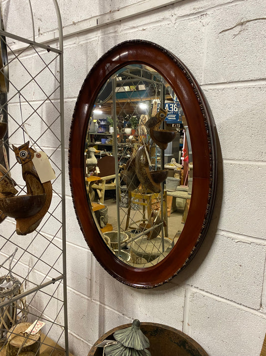 Edwardian Oval Mirror