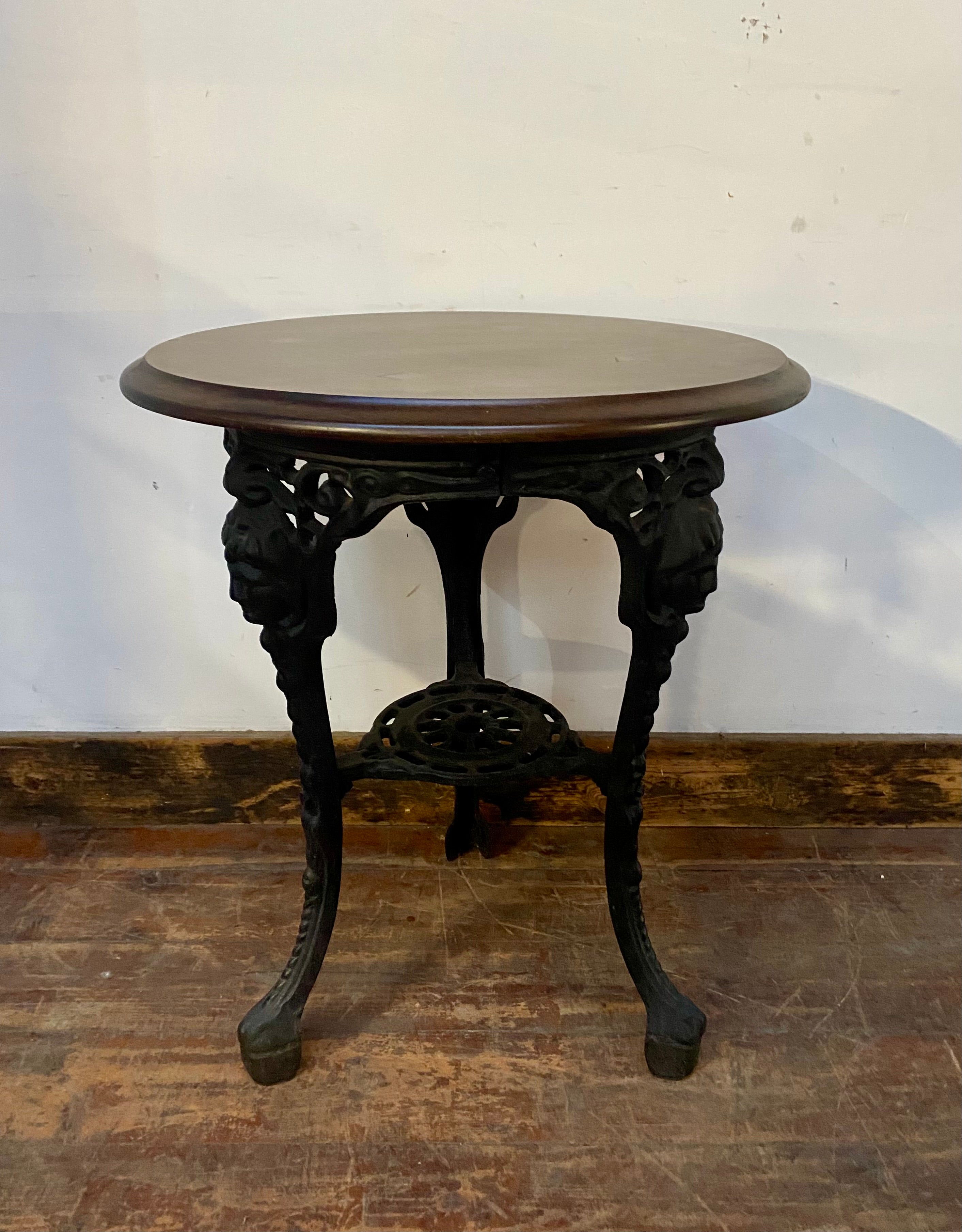 Cast iron pub table – Browsers Emporium