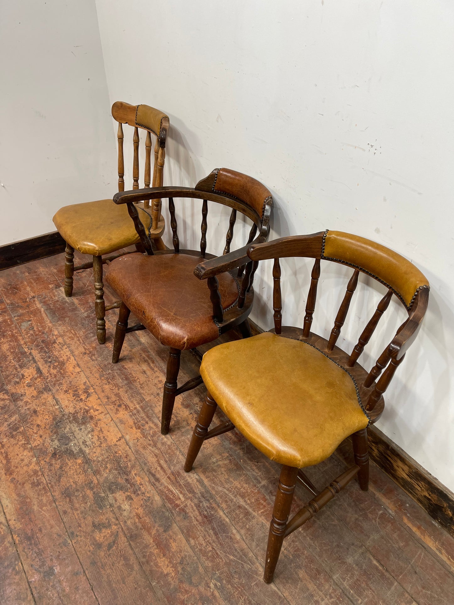 Mix 'n' Match Offer: trio of vintage style wooden pub chairs