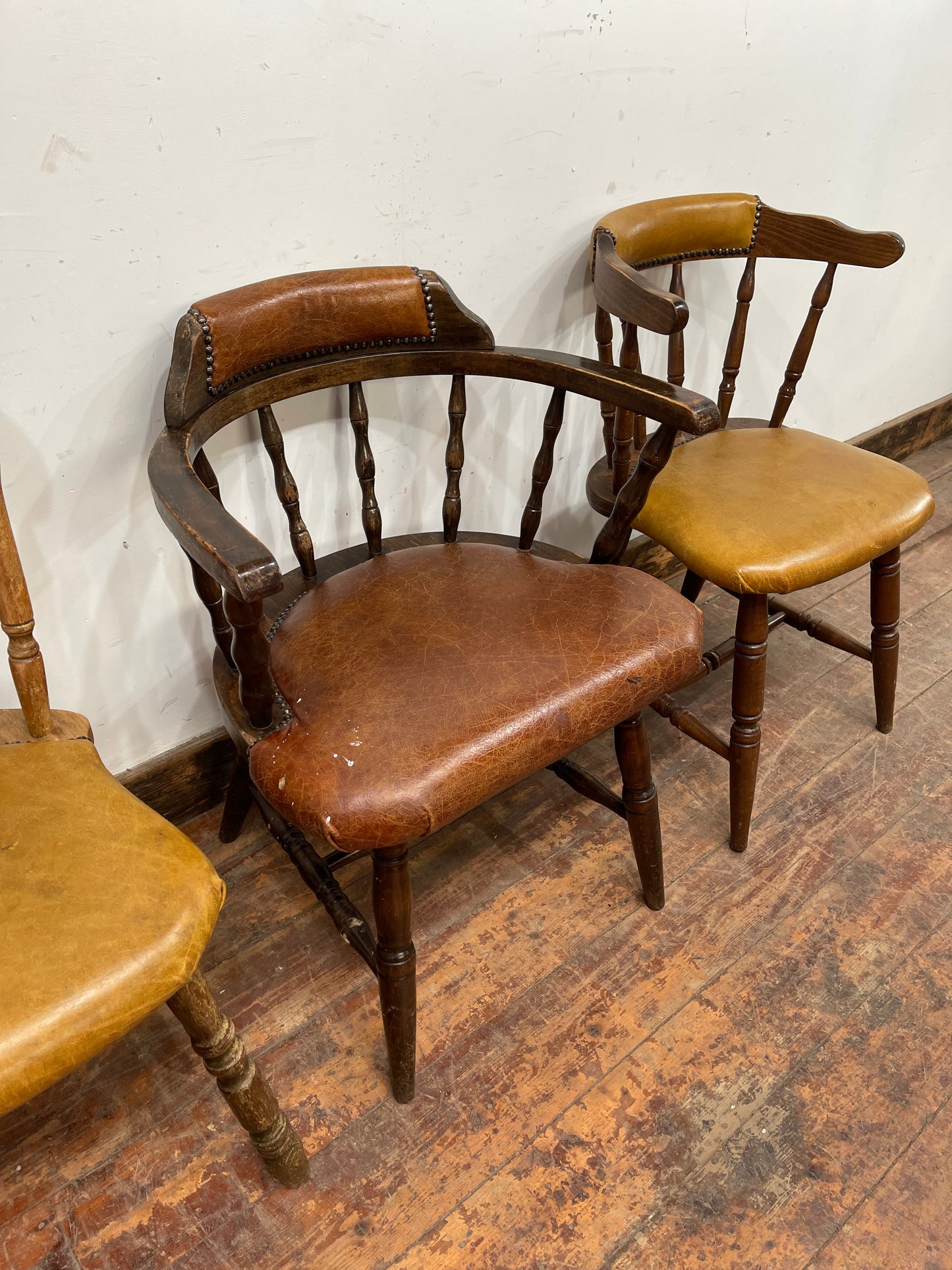 Mix 'n' Match Offer: trio of vintage style wooden pub chairs