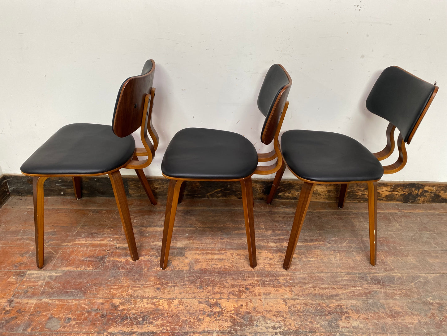 3 x stylish dining chairs