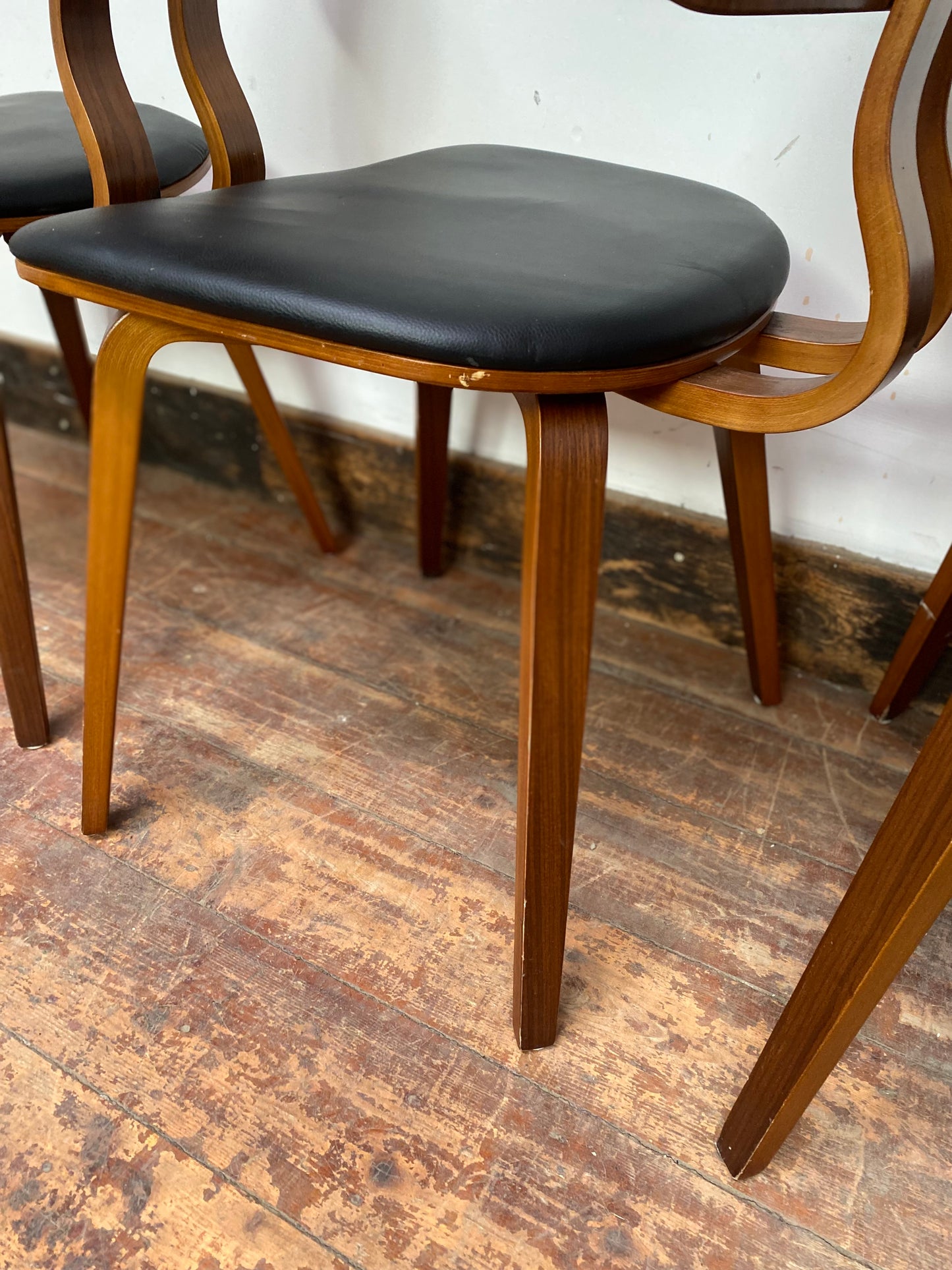 3 x stylish dining chairs