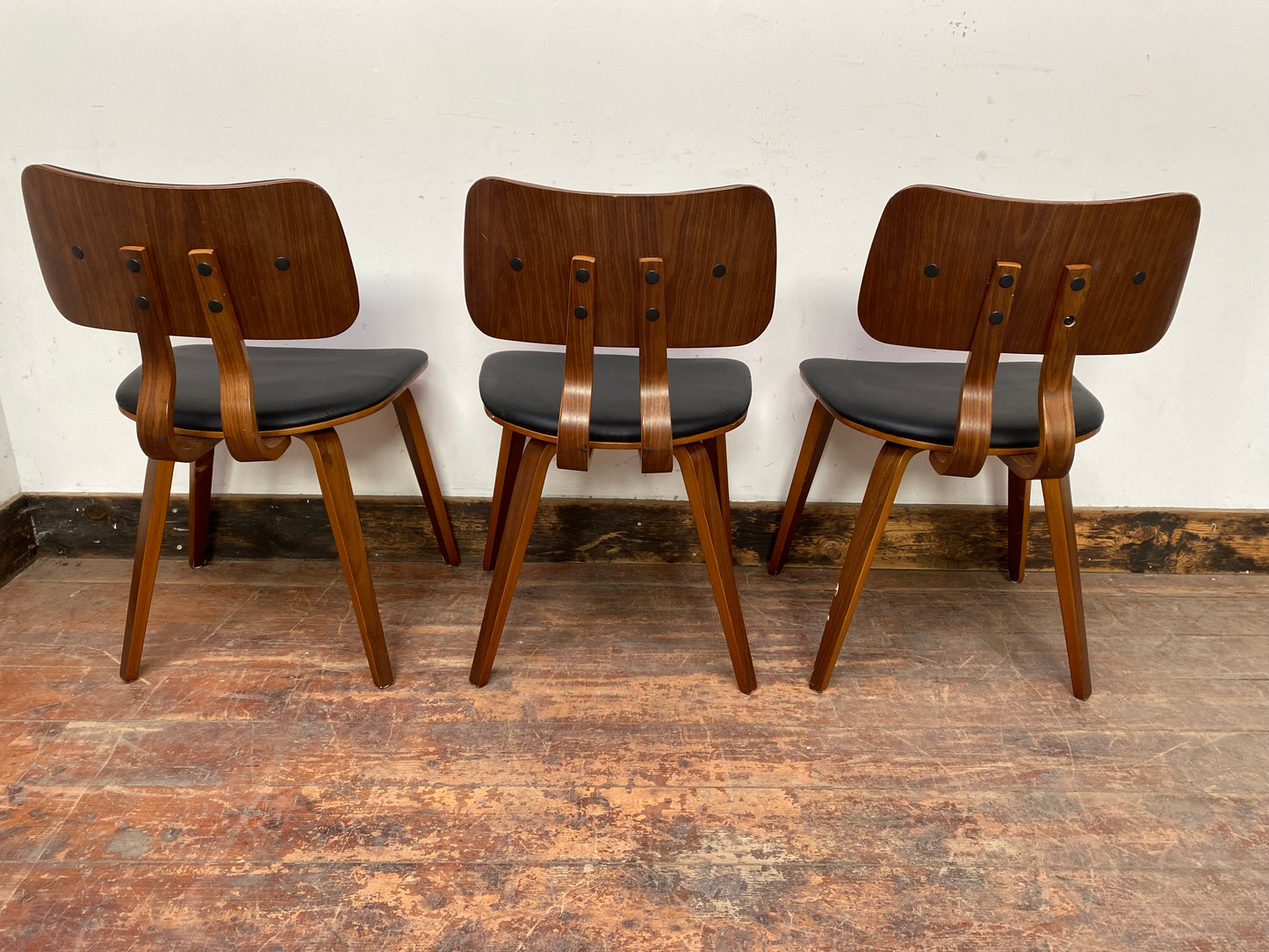 3 x stylish dining chairs