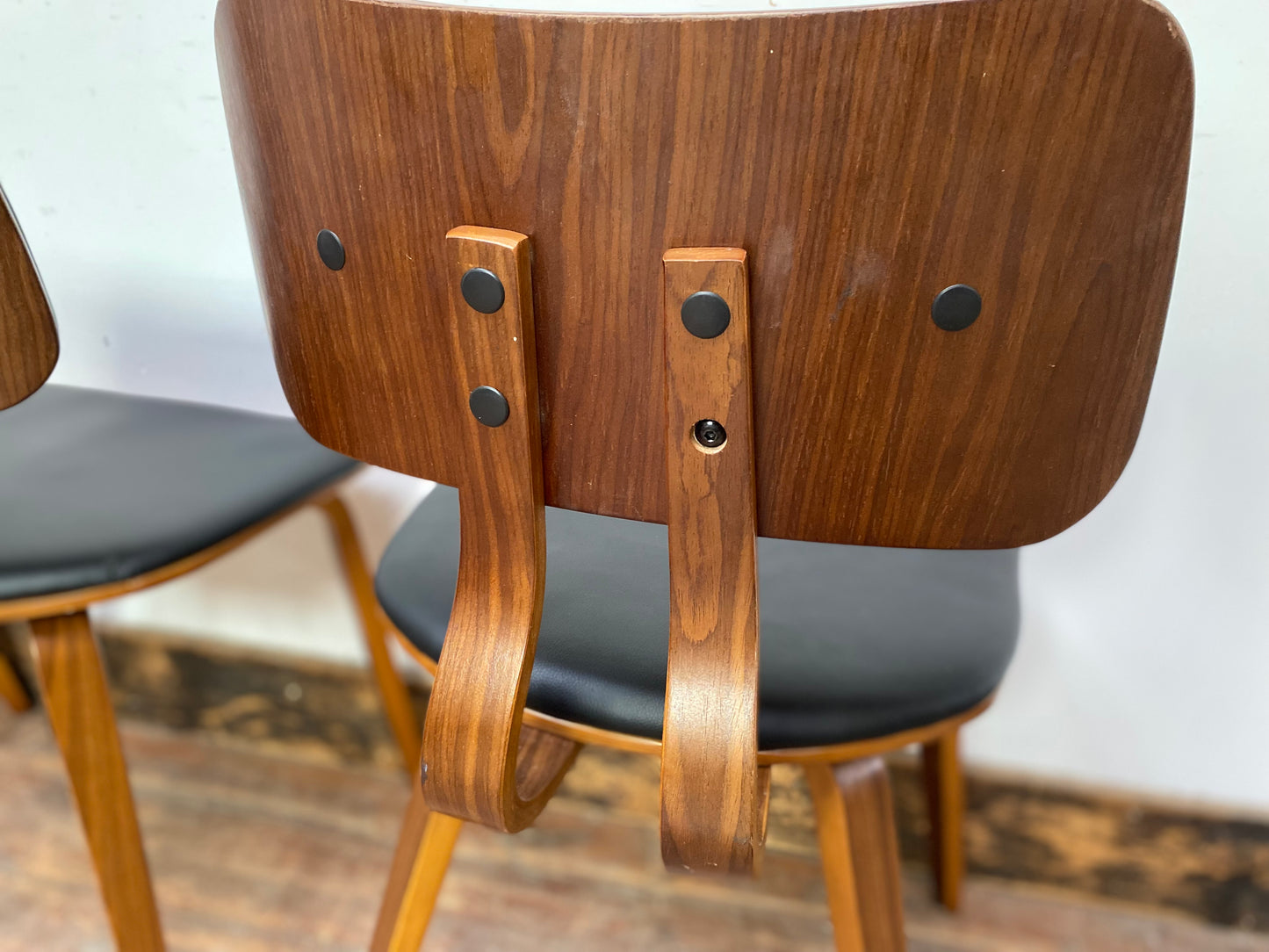 3 x stylish dining chairs
