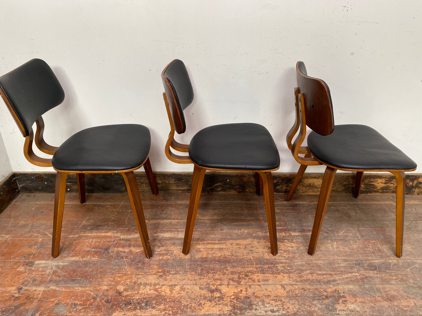 3 x stylish dining chairs