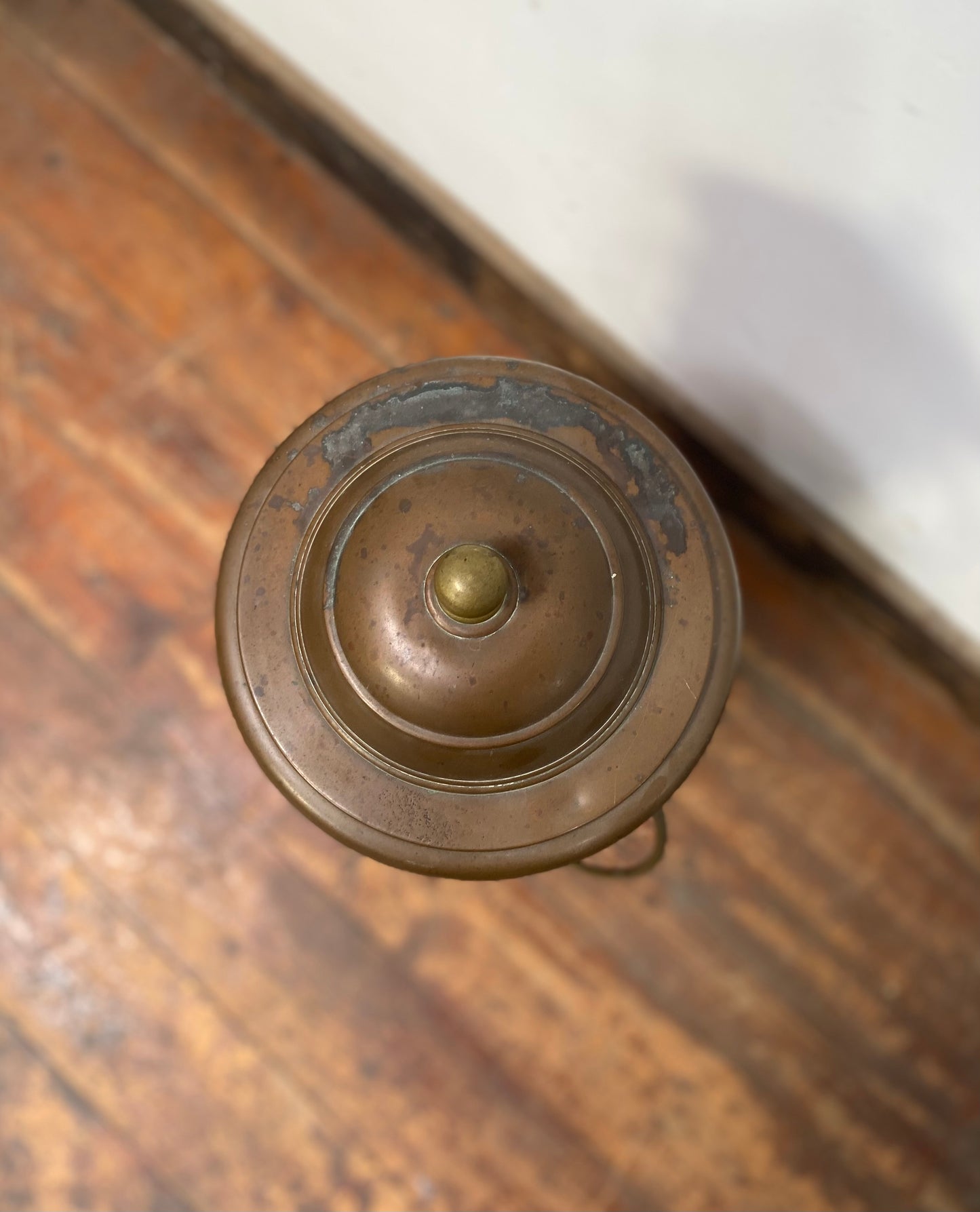 RARE antique copper heater from Rippingille's