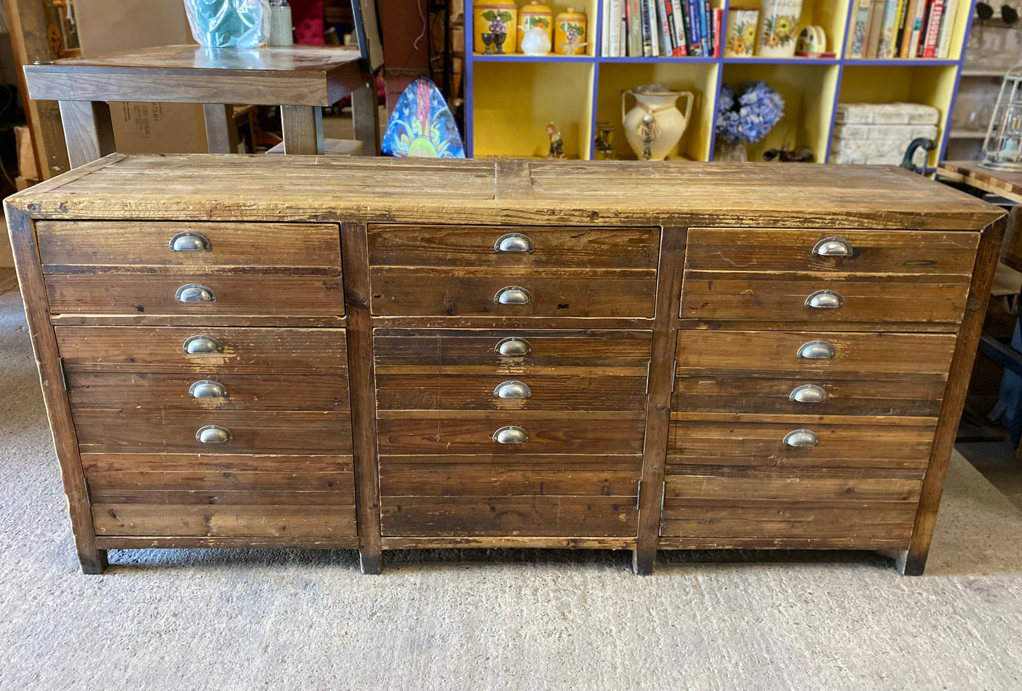 SALES COMBO: wooden sideboard & separate drawer unit