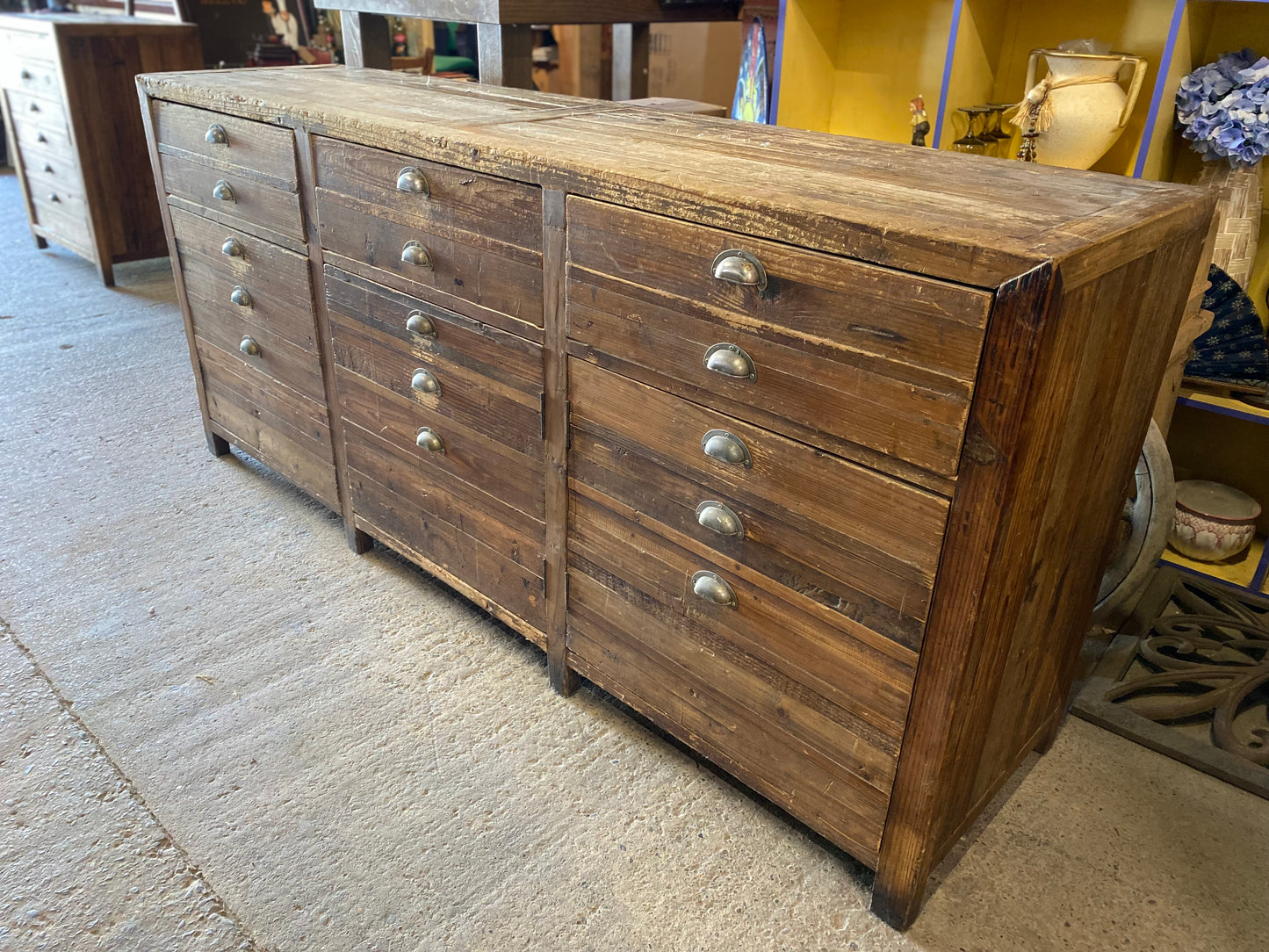 SALES COMBO: wooden sideboard & separate drawer unit