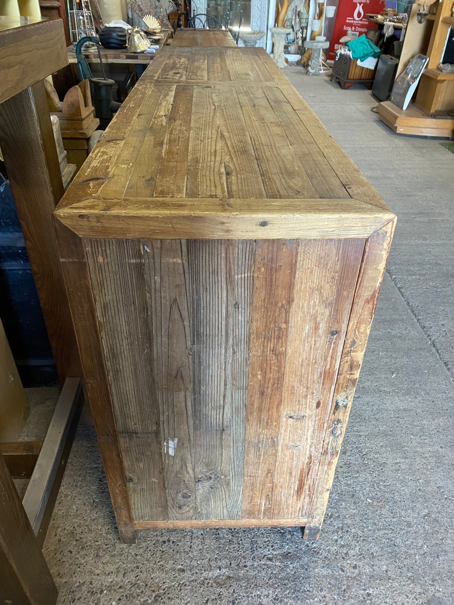 SALES COMBO: wooden sideboard & separate drawer unit