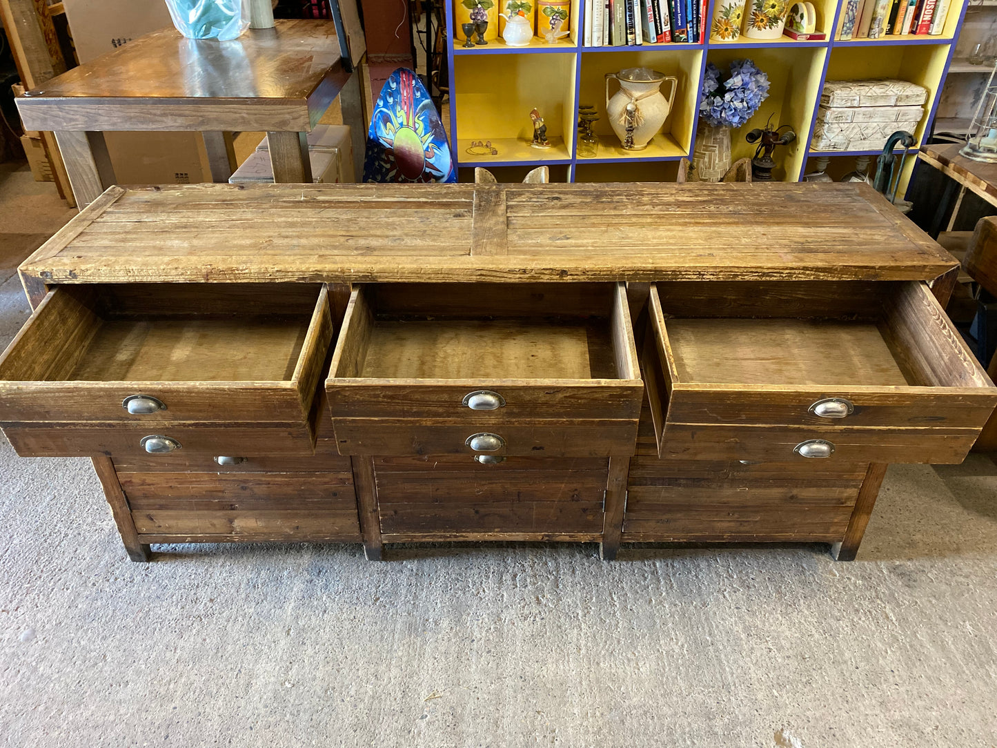 SALES COMBO: wooden sideboard & separate drawer unit