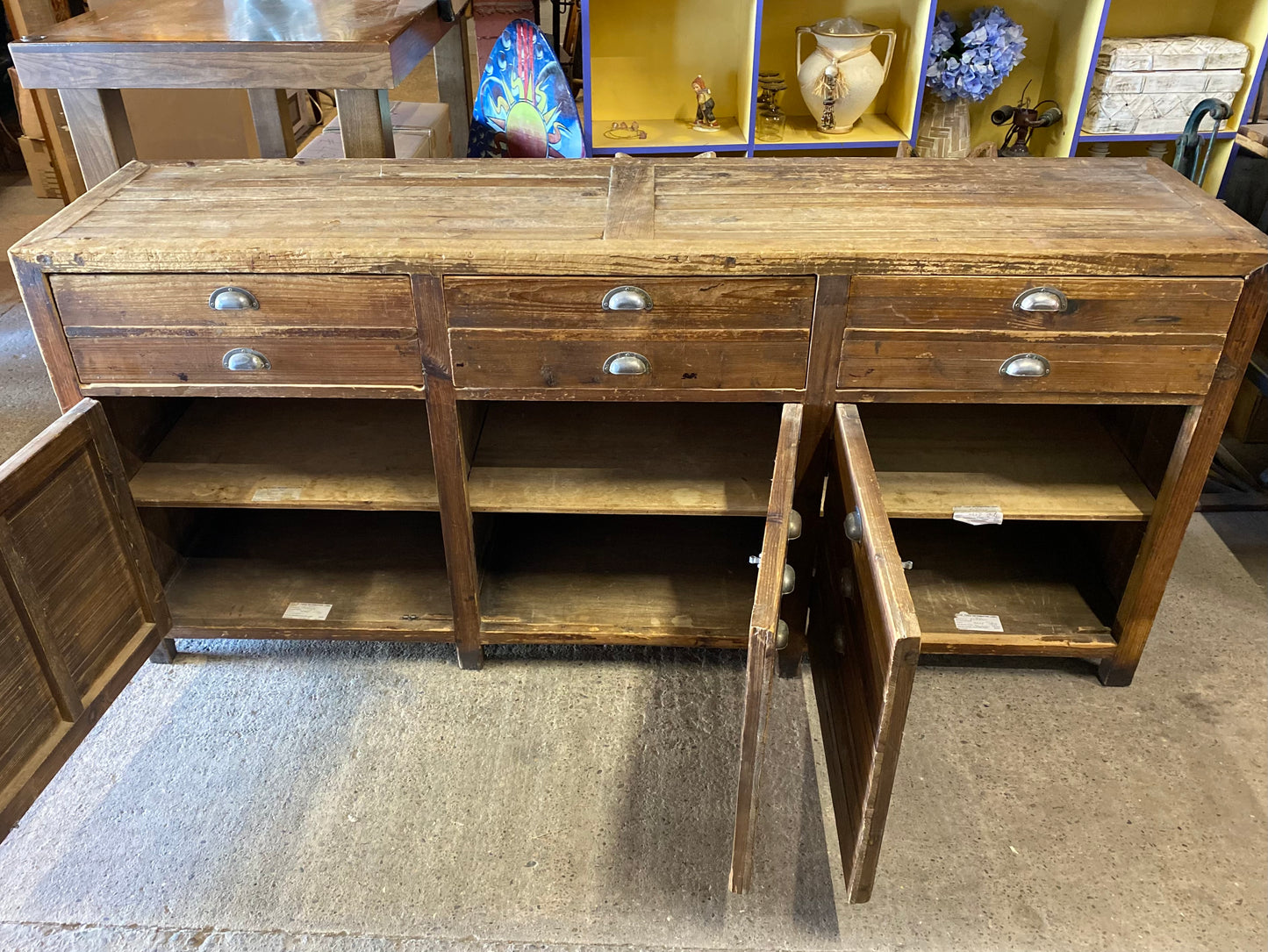 SALES COMBO: wooden sideboard & separate drawer unit