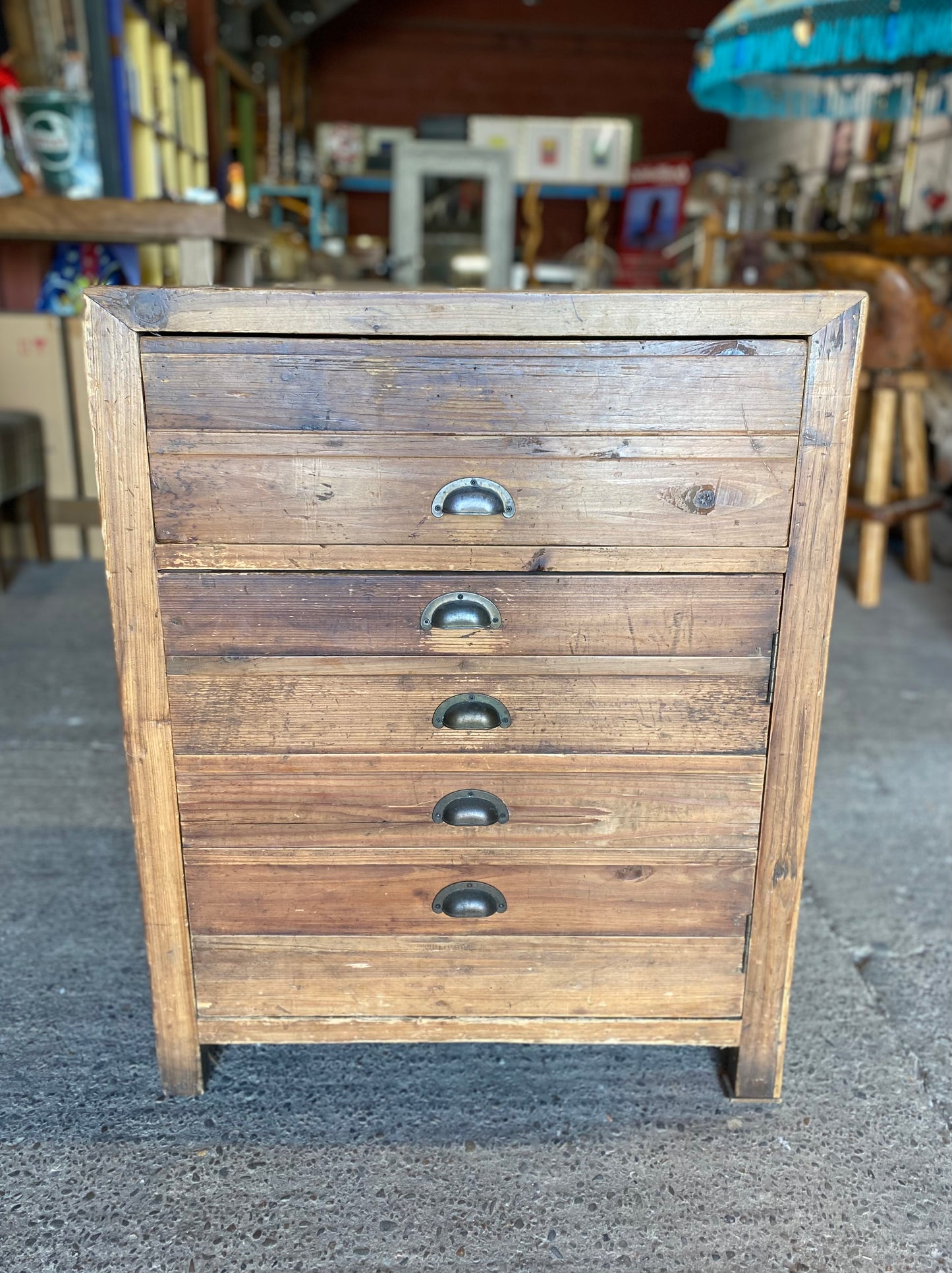 SALES COMBO: wooden sideboard & separate drawer unit