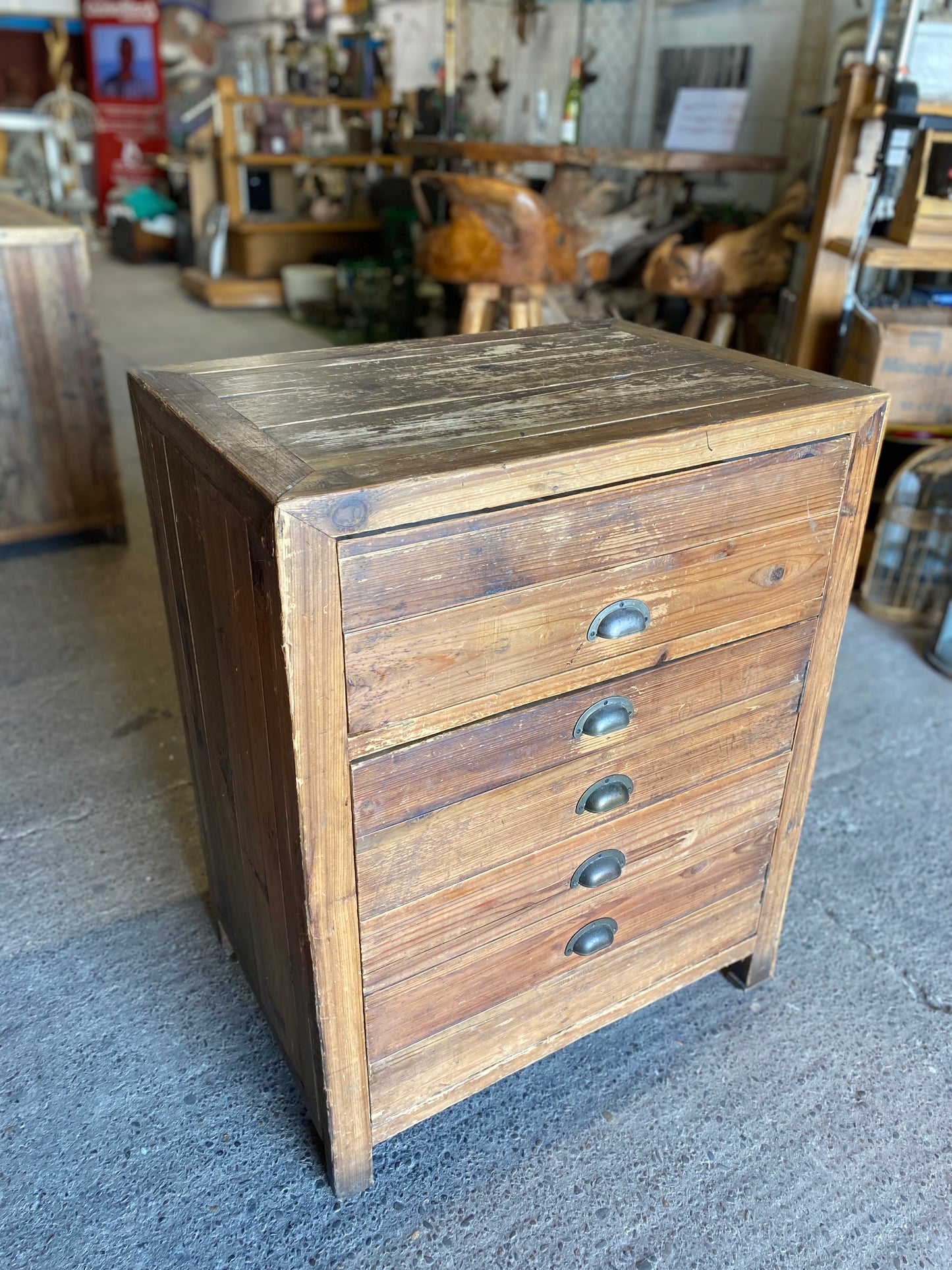 SALES COMBO: wooden sideboard & separate drawer unit