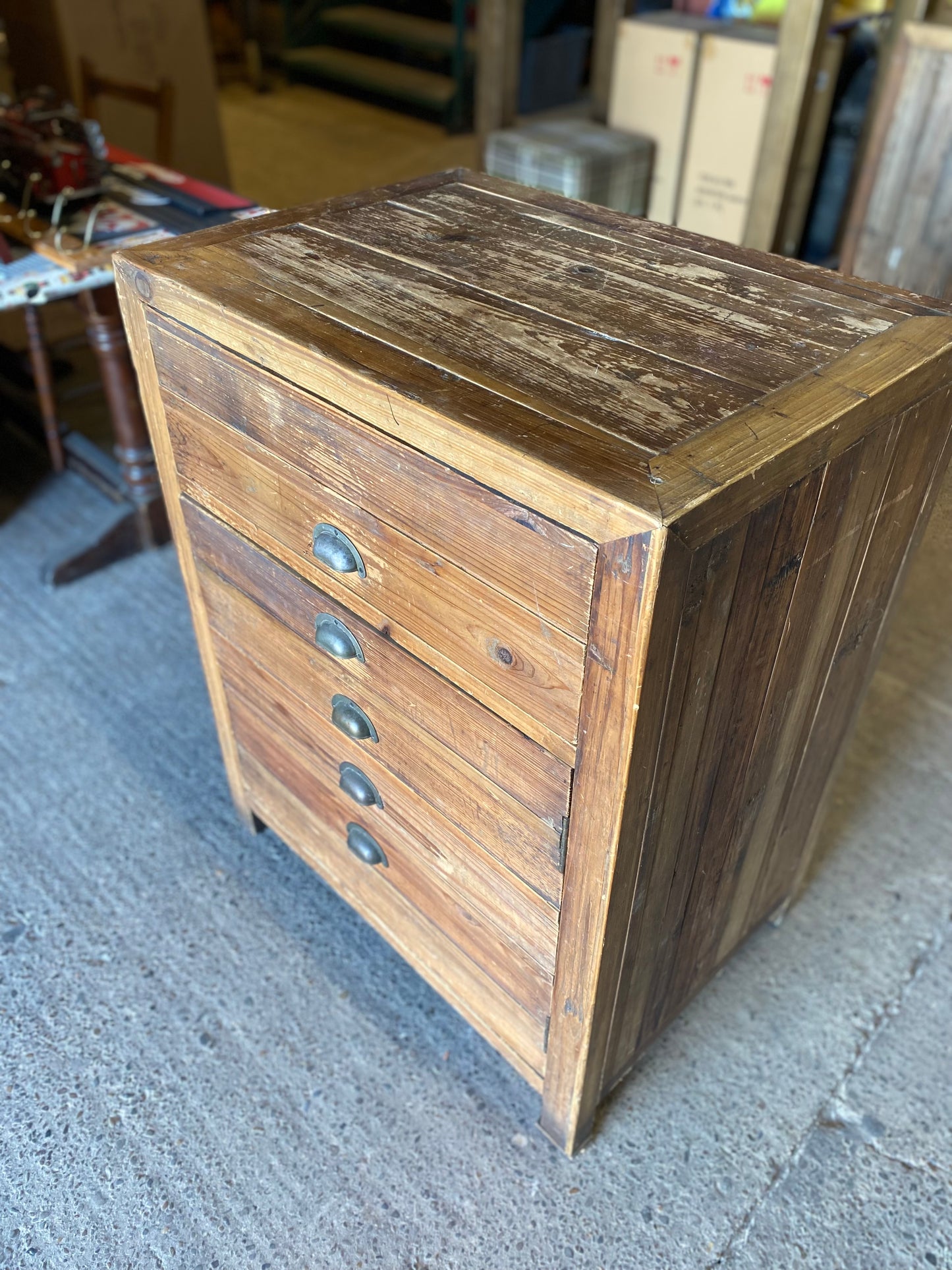 SALES COMBO: wooden sideboard & separate drawer unit