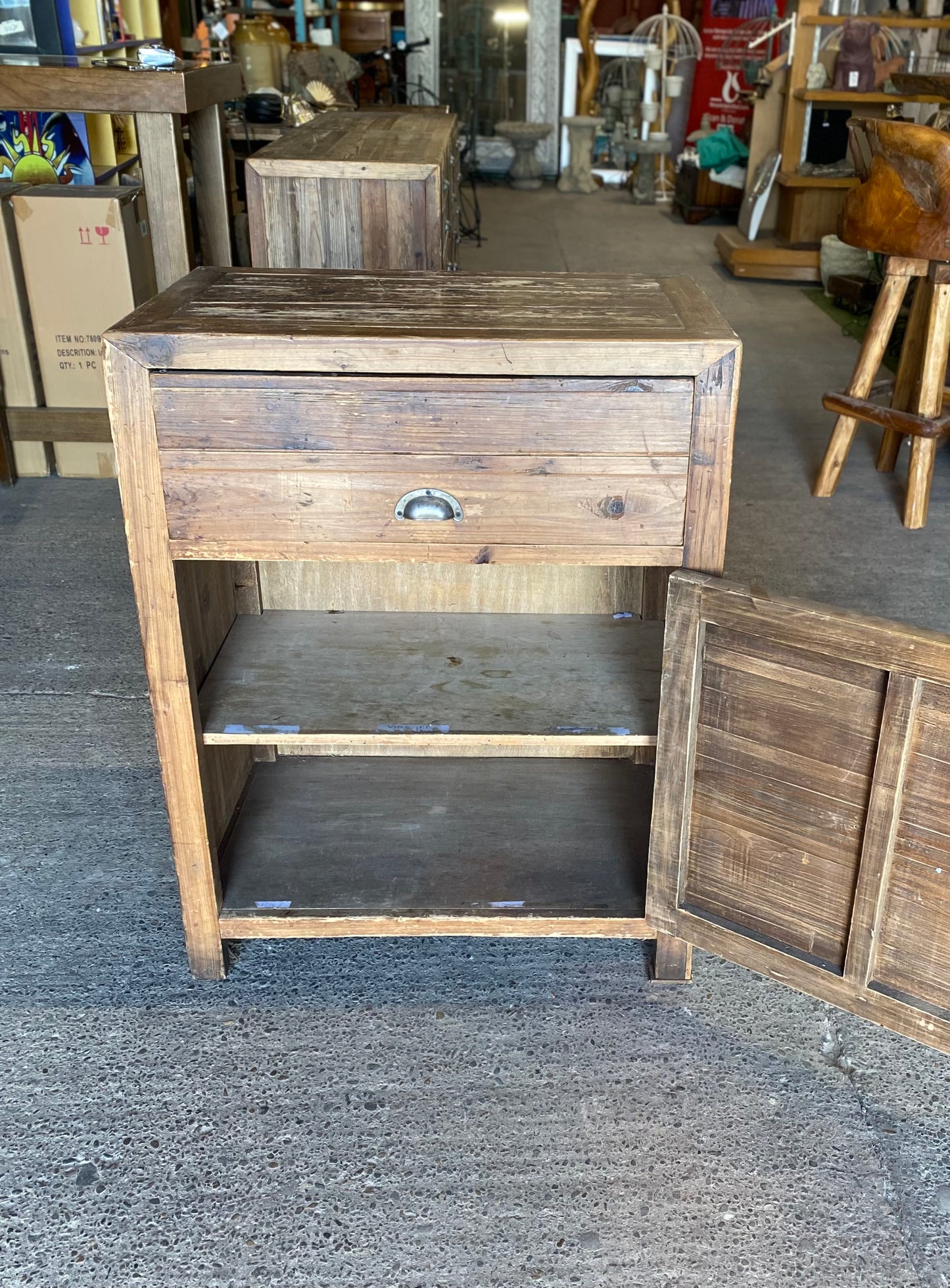 SALES COMBO: wooden sideboard & separate drawer unit