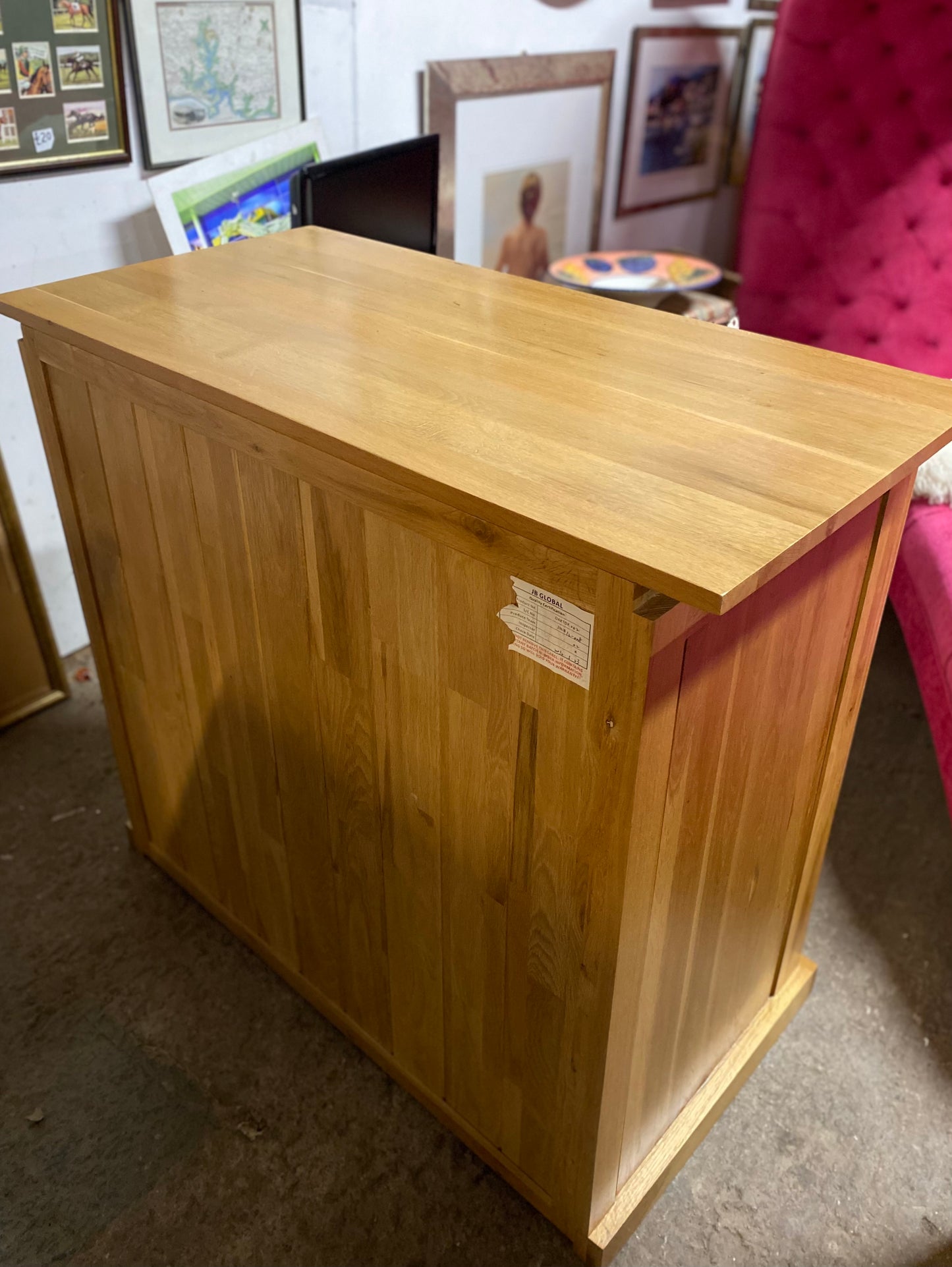 Ex-Oak Furniture Land chest of drawers