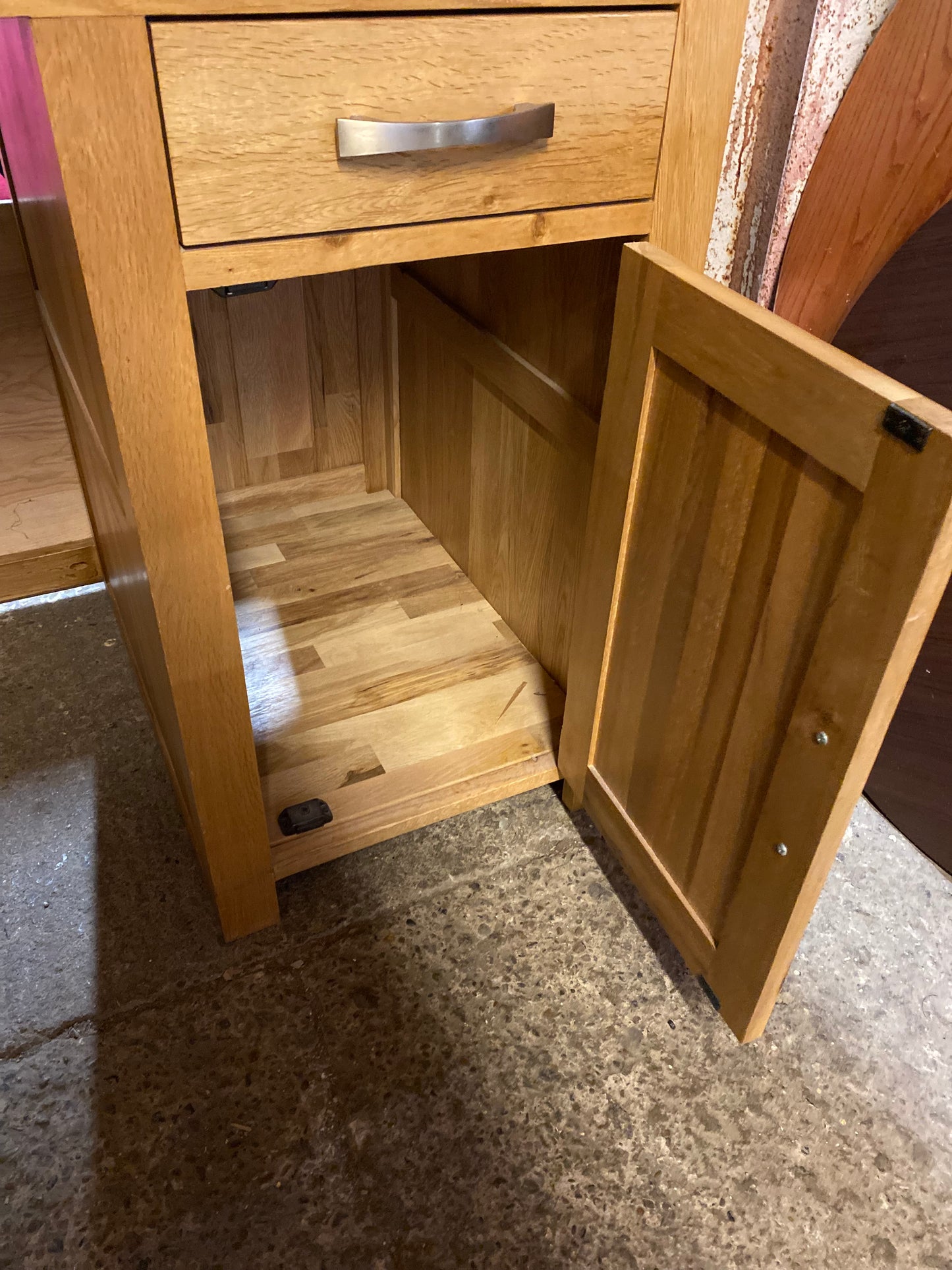 Solid wood desk ex-Oak Furniture Land