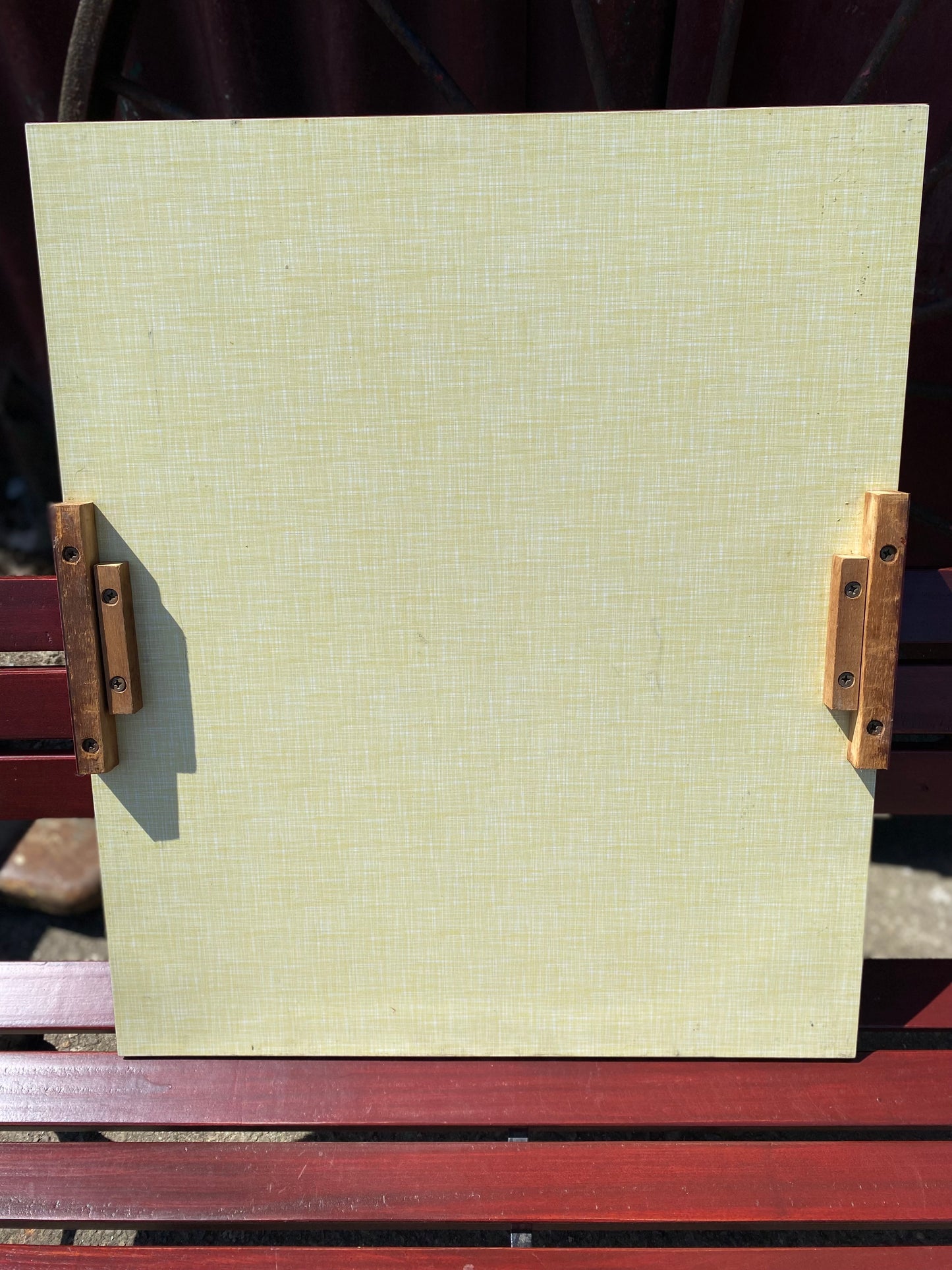 1960s extending red formica table