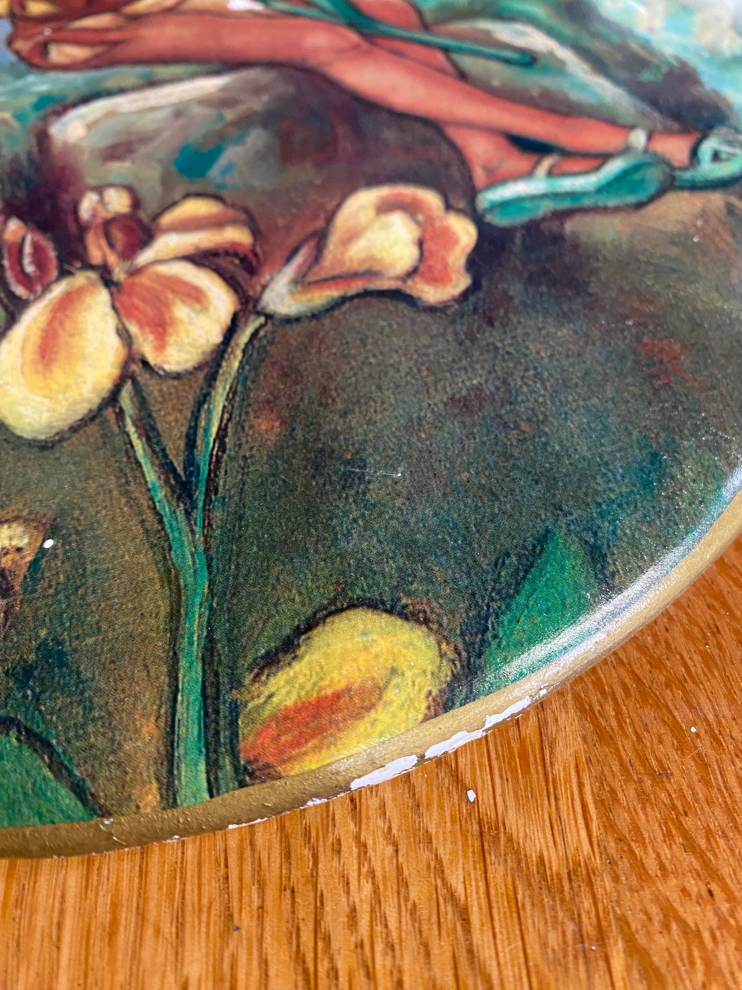 Vintage Flower Fairy ceramic plaque by Minton no. 6972