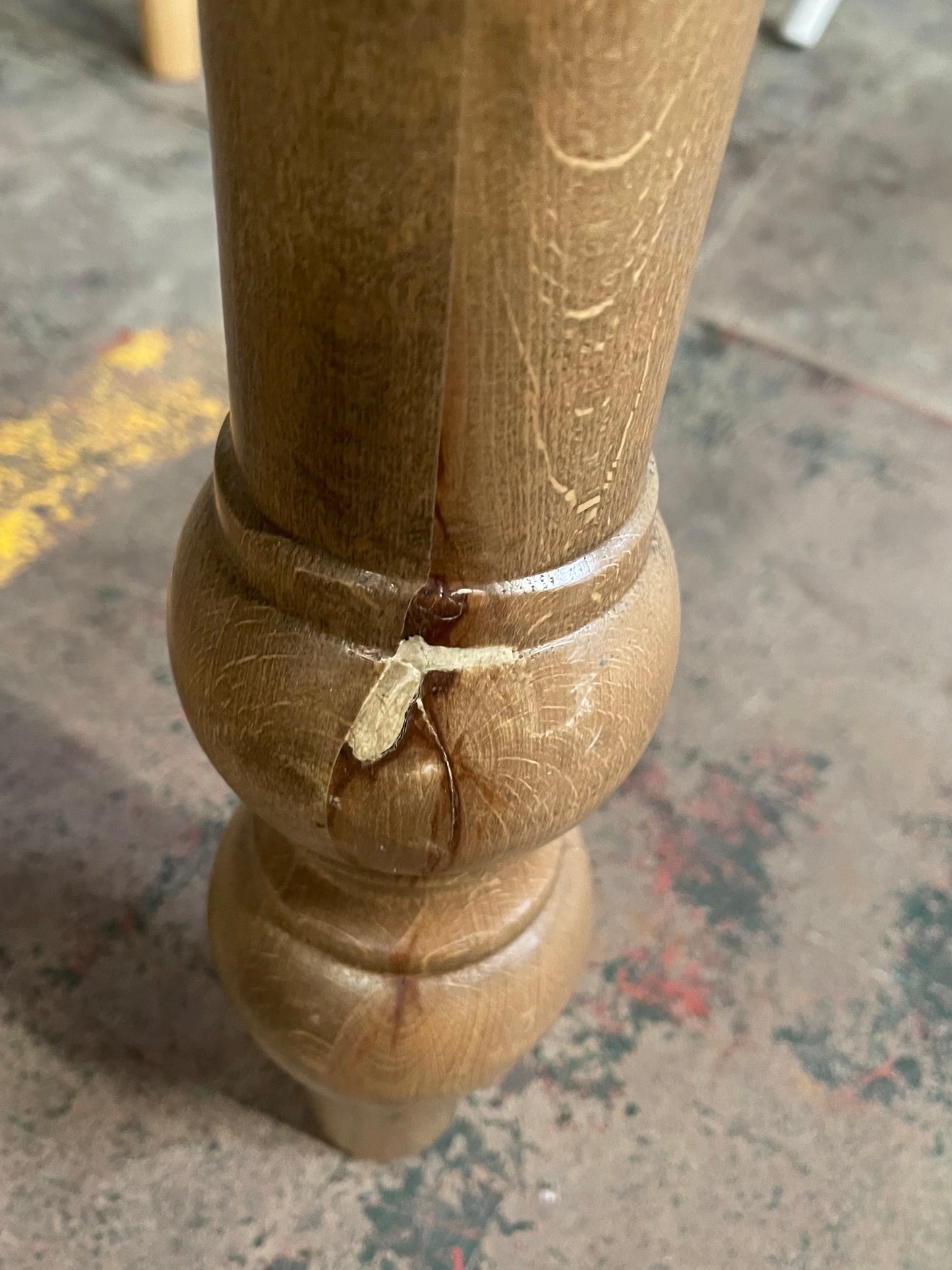 Rectangular poseur table with brass stud detail