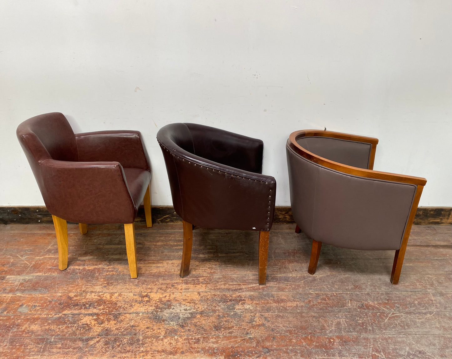 SALE! 3 for 2 mismatched tub chairs