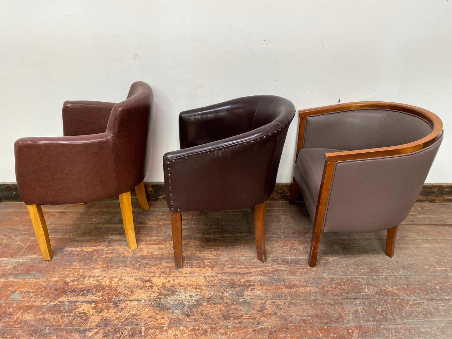 SALE! 3 for 2 mismatched tub chairs