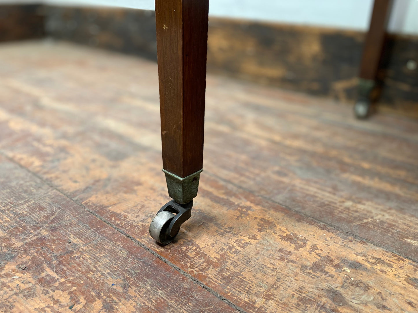 Antique 'rise and fall' hidden drinks cabinet