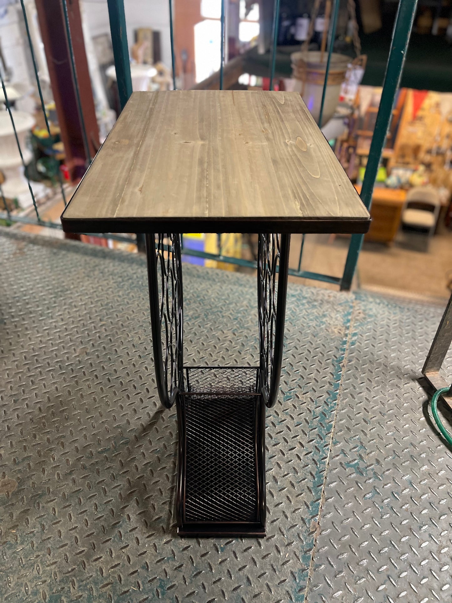 12 bottle wine rack / 4 tier holder and side table