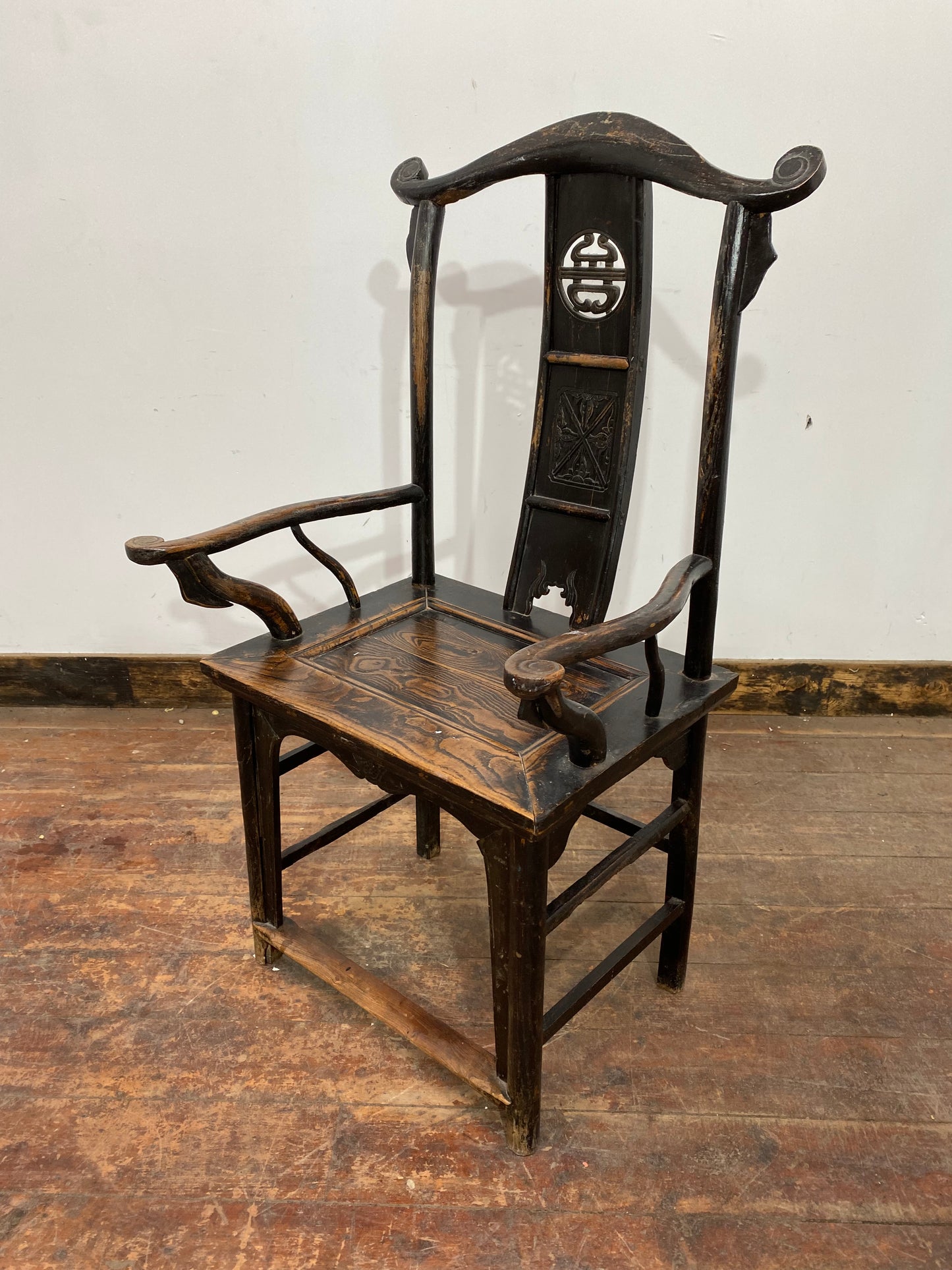 19th-Century Yoke-Back Chinese Chair