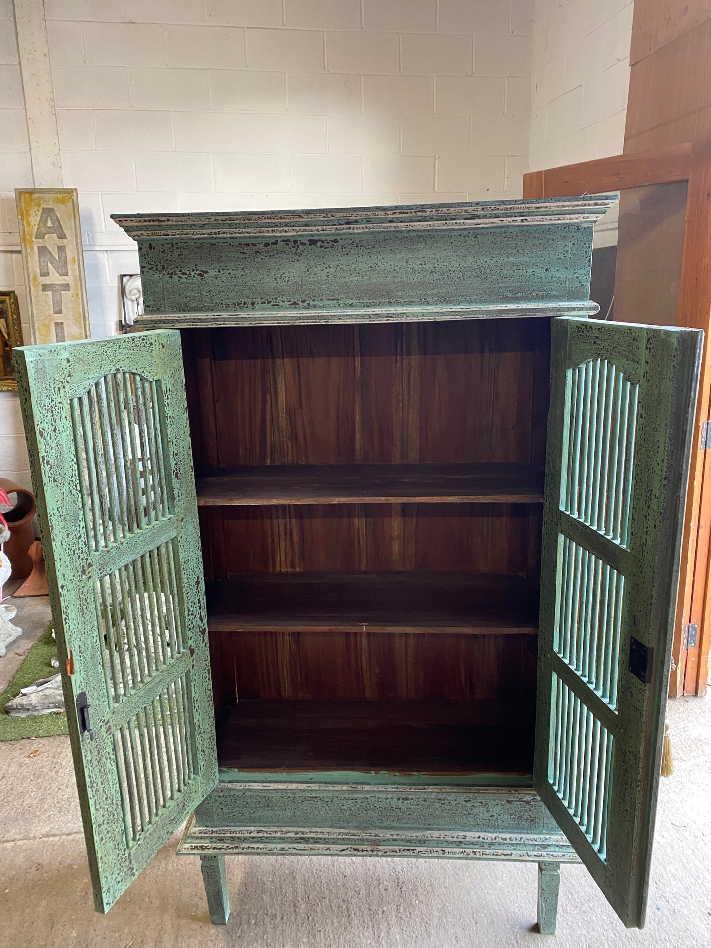 French Distressed Cabinet