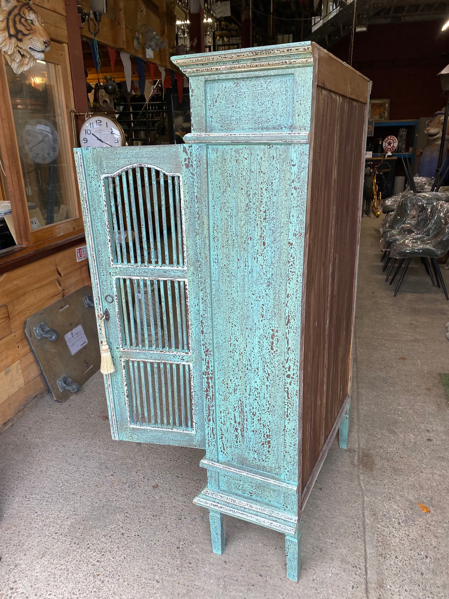 French Distressed Cabinet
