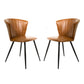Pair of Tan Shelby Dining Chairs