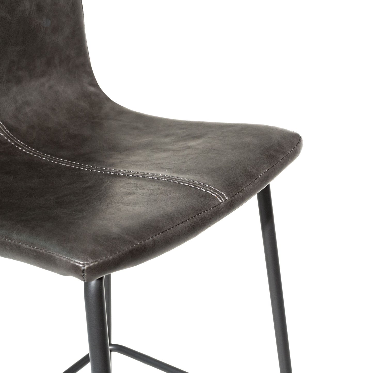 Pair of grey Barracuda bar stools