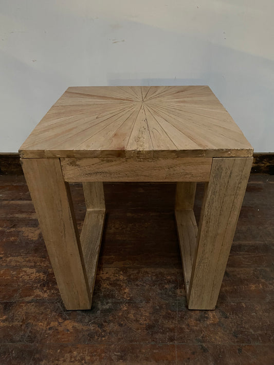 SMALL WOODEN IMPACT COFFEE TABLE