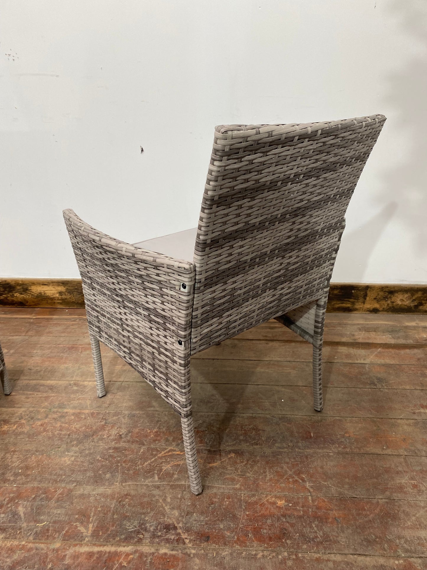 Rattan armchair bistro set (new)