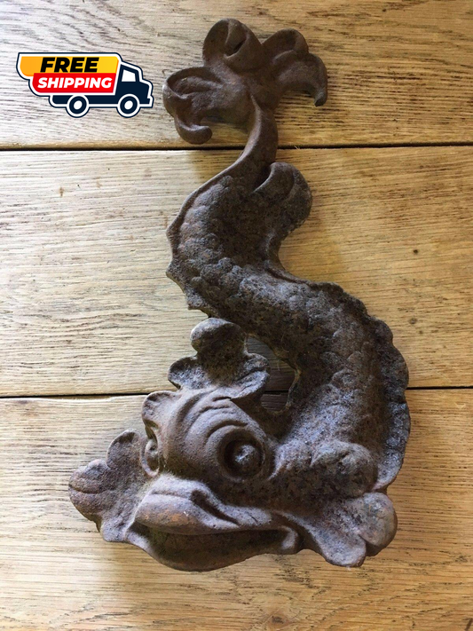 CAST IRON ORNAMENT / FREESTANDING / FIREPLACE DECAL - Browsers Emporium