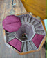 Vintage Side Table / Jewelery and Hobby Storage