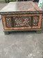 Hand Painted Indian Style Coffee Table Storage Chest Floral Decorative Trunk