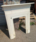 White Cast Iron Fireplace Surround / Mantlepiece