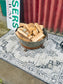 Large GWR Great Western Railway Metal Log Basket Firewood Holder Decorative Feet
