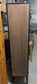 Standing Cabinet with Reeded Glass Doors / Metal Frame / Wood panels