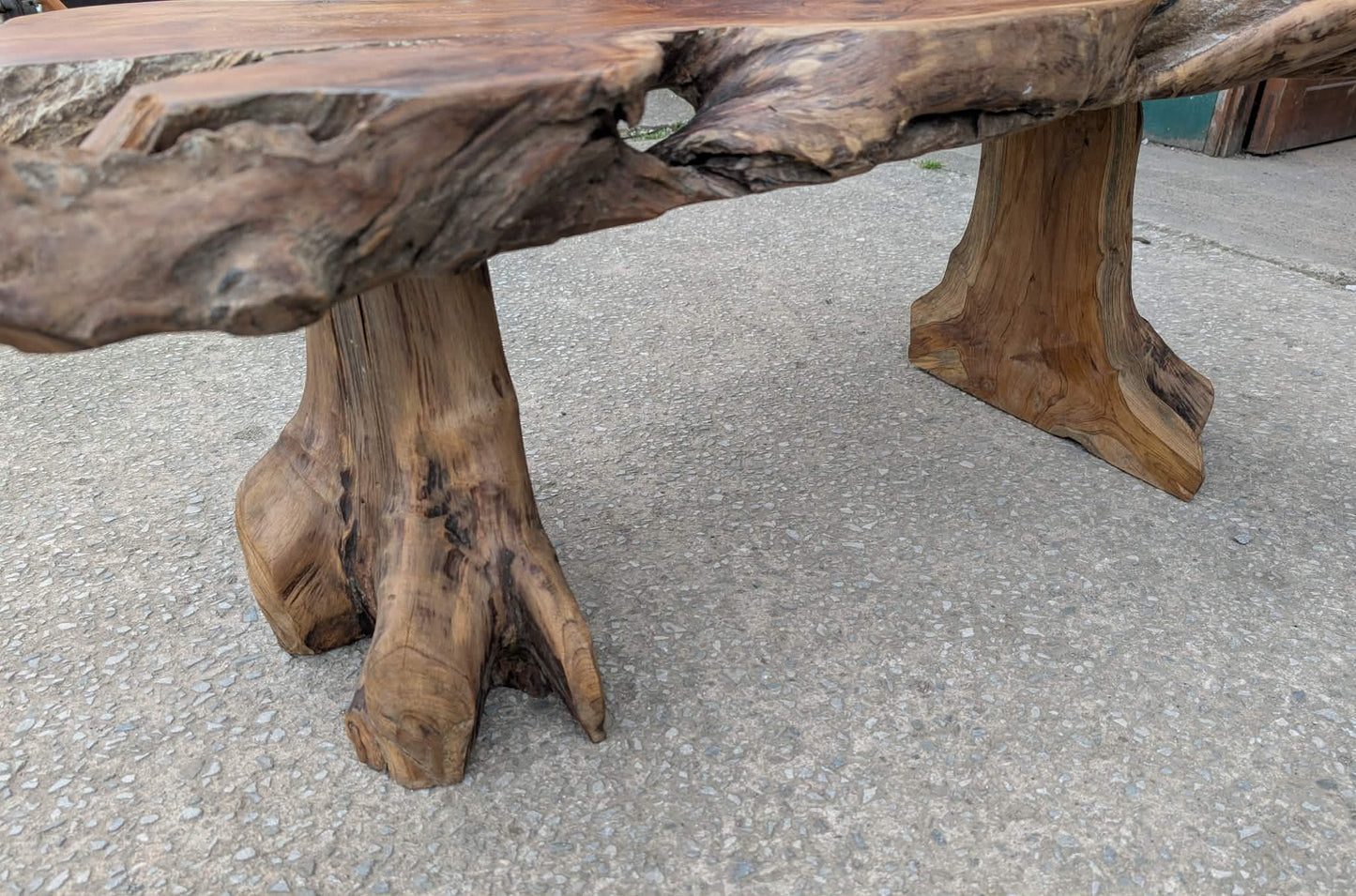 Medium Root Wood Coffee Table / Live Edge
