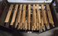 Rustic Wooden Slat Wine Rack / Storage
