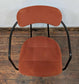 Set of 10 mixed colour faux-leather & fabric chairs for cafe / pub / restaurant