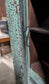 Blue Shabby Chic Tall Cabinet / Barred Doors