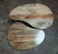 Wooden nest of tables