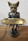 French Bulldog Royal Servant Sculpture / Key Dish